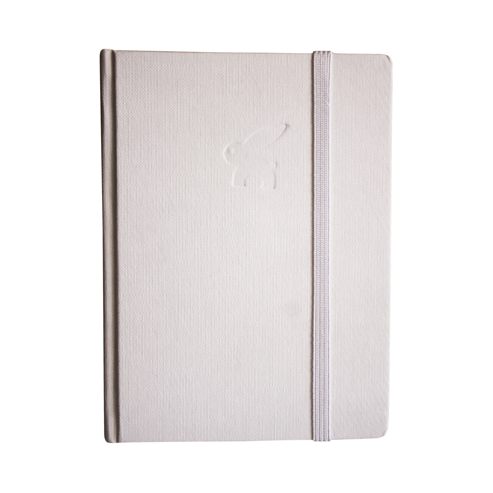 Libro Indart para Dibujo A6 Portada Rígida Blanco 10.5x14.8cm con 48 Hojas, 120g