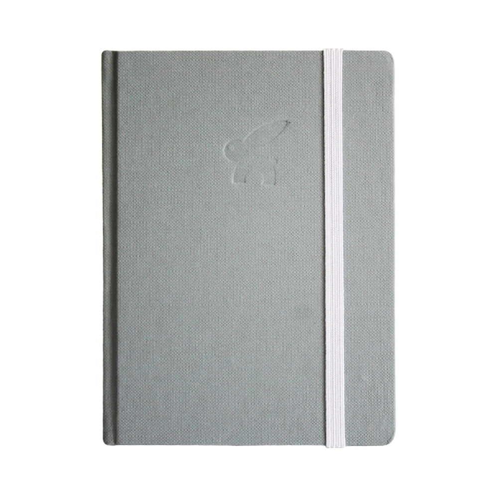 Libro Indart para Dibujo A6 Portada Rígida Gris 10.5x14X8cm con 48 Hojas, 120g