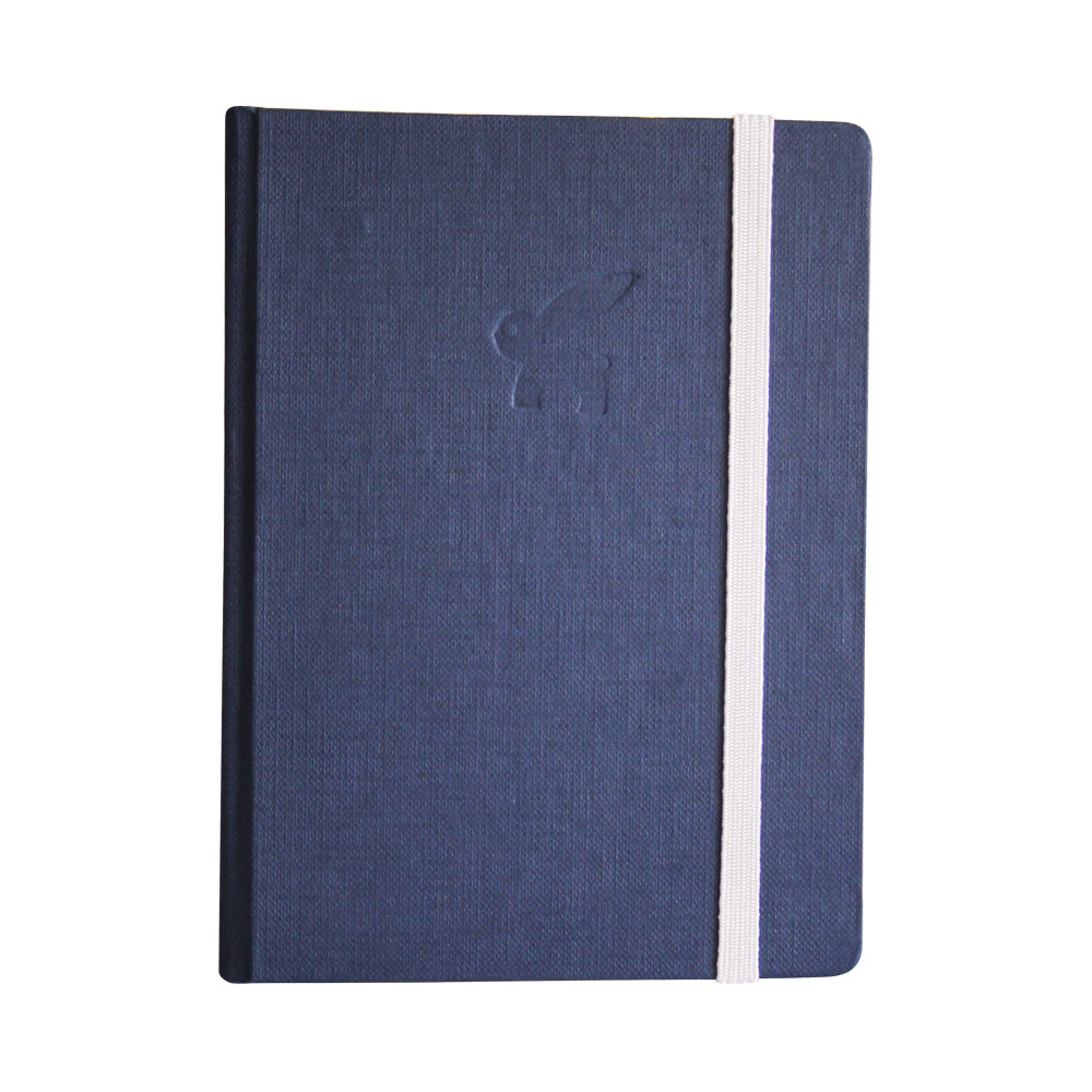 Libro Indart para Dibujo A6 Portada Rígida Azul 10.5x14.8cm con 48 Hojas, 120g
