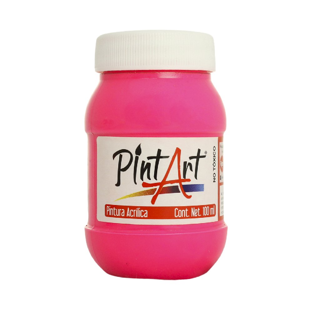 Pintura Acrílica Fluorescente PintArt Estudiante 100ml