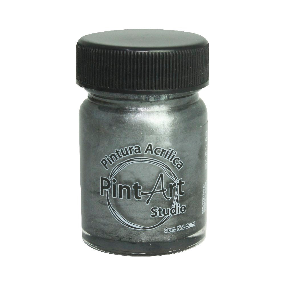 Pintura Acrílica Metálica Pintart Studio Vidrio 30ml