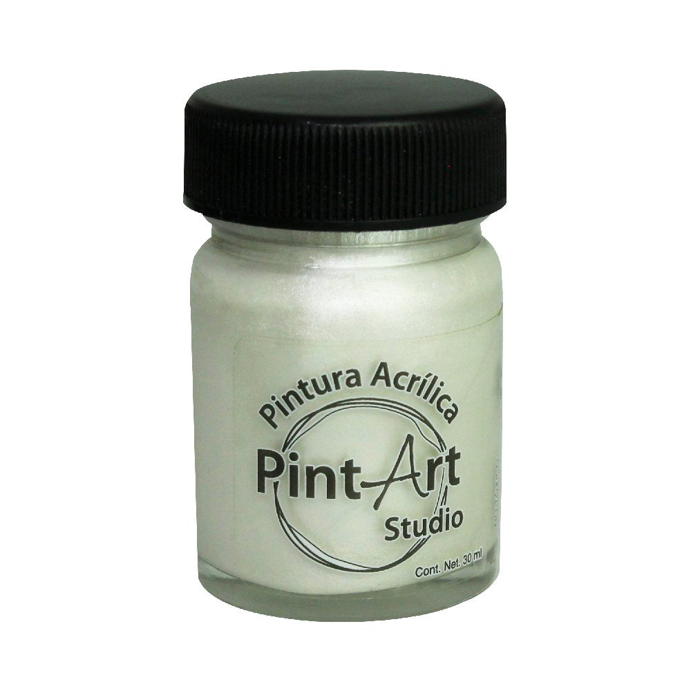 Pintura Acrílica Metálica Pintart Studio Vidrio 30ml