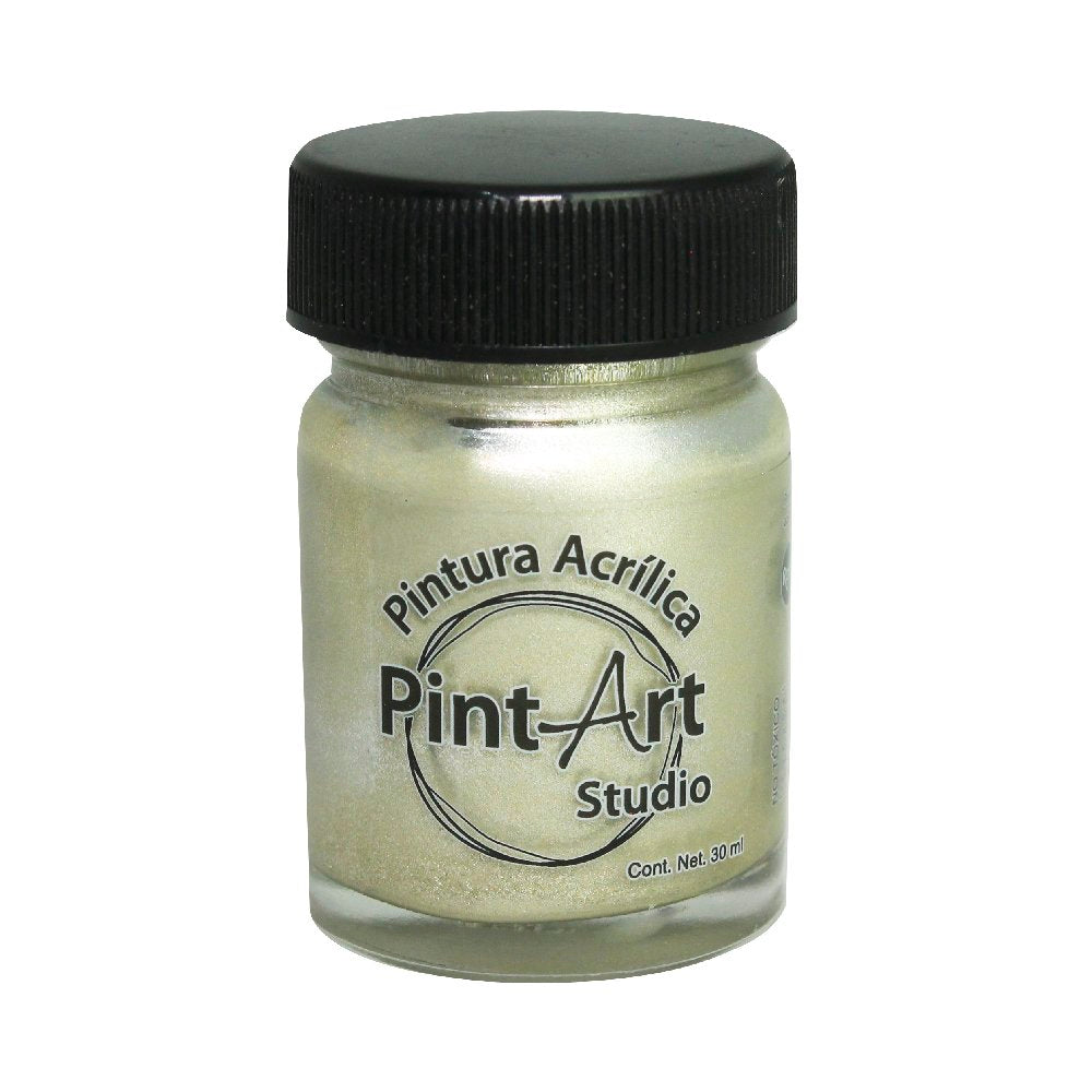 Pintura Acrílica Metálica Centelleante PintArt Studio Vidrio 30ml