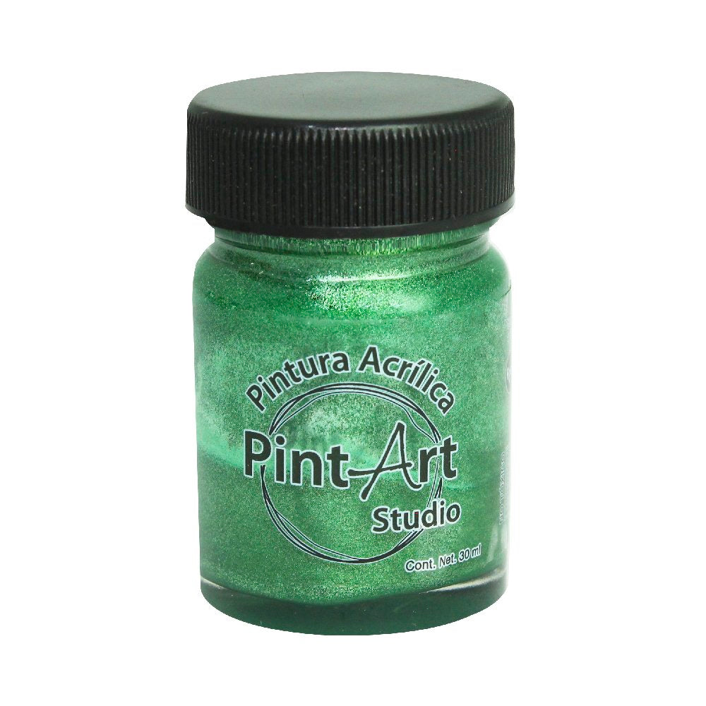 Pintura Acrílica Metálica Centelleante PintArt Studio Vidrio 30ml